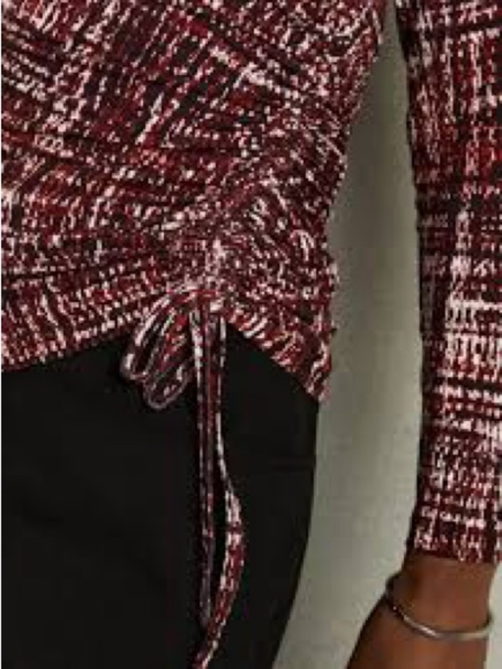 Reiss Riyo Ruched Jersey Top - Picture 3 of 8